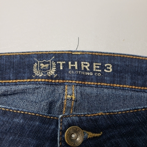 Thres 3 clothing dark wash wide leg jeans women's plus size 16 - Picture 8 of 13